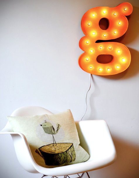 String Lights DIY - Light Up Letters 2